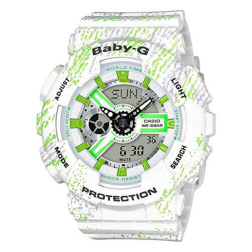 Наручные часы кварцевые женские Casio Baby-G BA-110TX-7A в Снежная Королева