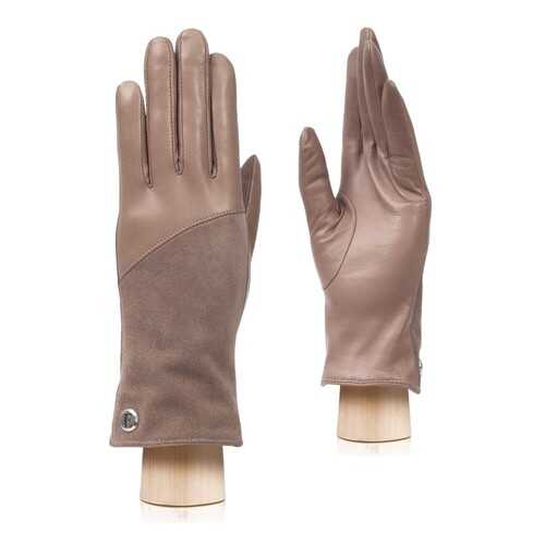 Перчатки женские Eleganzza IS01333 коричневые 7.5 в Снежная Королева