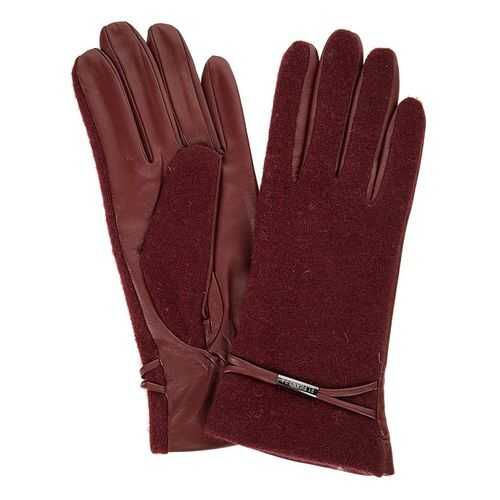 Перчатки женские Eleganzza IS0150 бордовые 7 в Снежная Королева