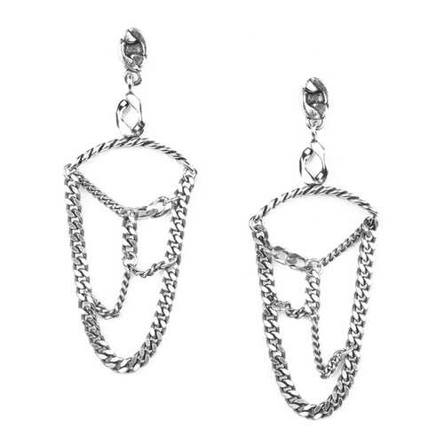 Серьги женские ORI TAO OT-12-29062 серебристые в Снежная Королева