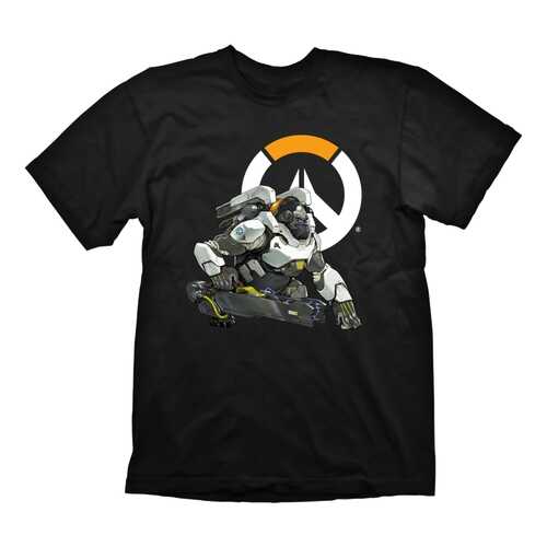 Футболка мужская Gaya Entertainment Overwatch Winston Logo черная XL в Снежная Королева