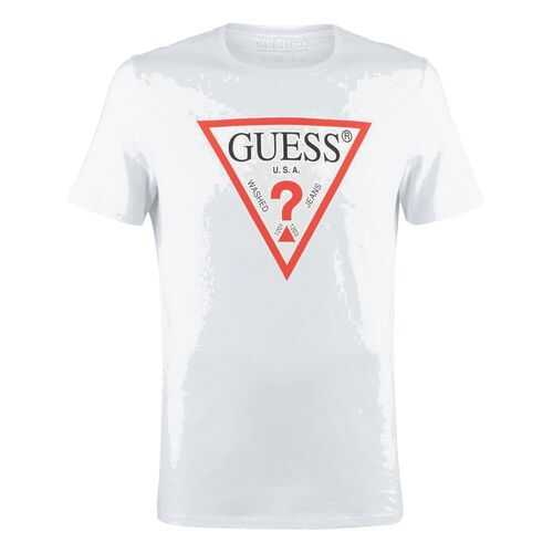 Футболка мужская Guess M0YI71-I3Z11 белая XXL в Снежная Королева