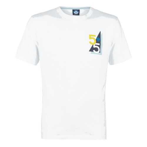 Футболка мужская North Sails 6925460101 белая XL в Снежная Королева