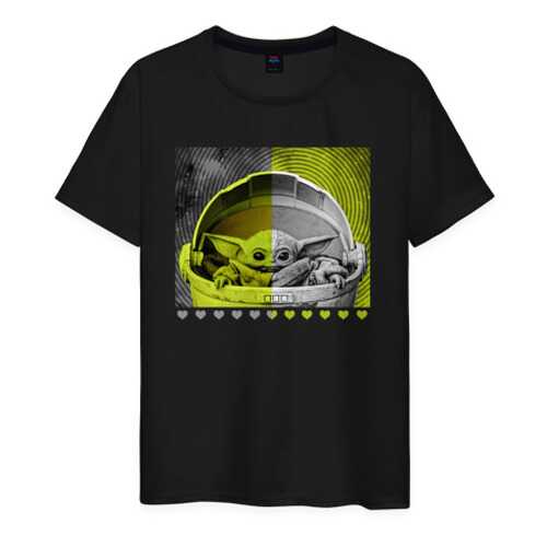 Футболка мужская ВсеМайки 2147267 черная XXXL в Снежная Королева