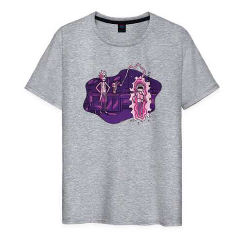 Футболка мужская ВсеМайки 2460881 серая XXXL в Снежная Королева