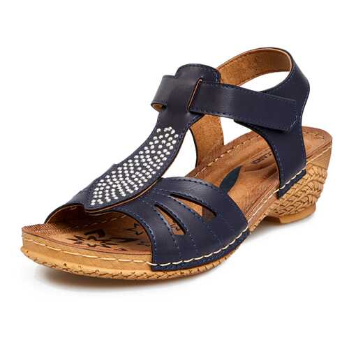 Босоножки женские T.Taccardi 018066U0 синие 40 RU в Снежная Королева