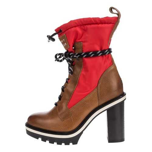 Ботинки женские Tommy Hilfiger FW0FW04345 681 коричневые 39 RU в Снежная Королева
