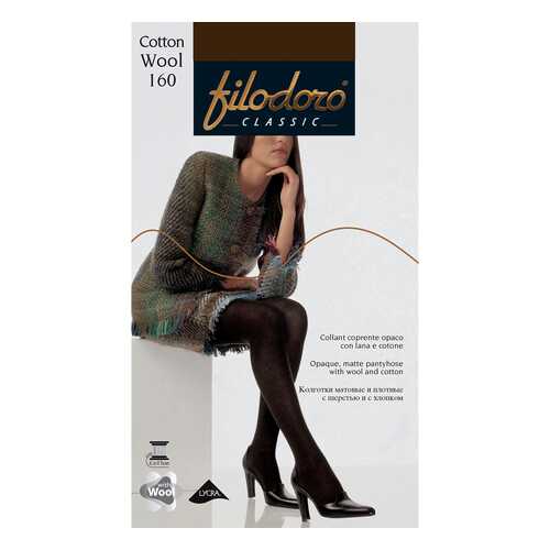 Колготки Filodoro Classic COTTON WOOL 100/Coffee/2 (S) в Снежная Королева