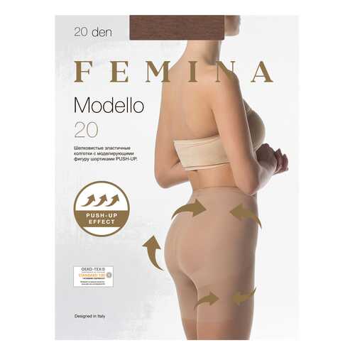 Колготки женские FEMINA MODELLO 20 легкий загар 4 (L) в Снежная Королева