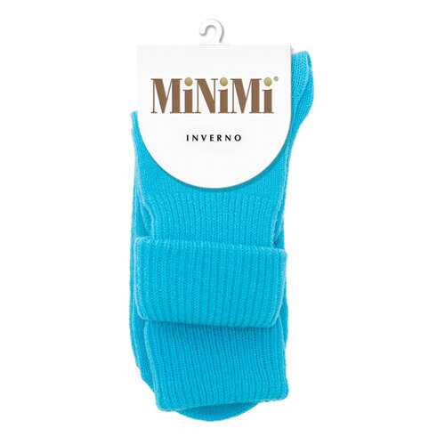 Носки женские MiNiMi MINI INVERNO 3301 голубые one size в Снежная Королева