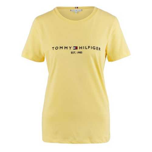 Футболка женская Tommy Hilfiger WW0WW26868 желтая XS в Снежная Королева