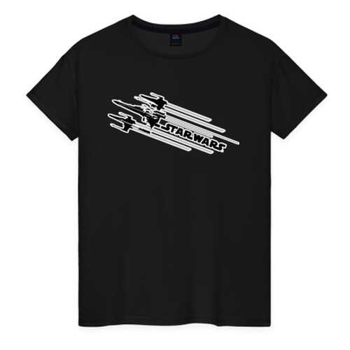 Футболка женская ВсеМайки 1689593 черная XXXL в Снежная Королева