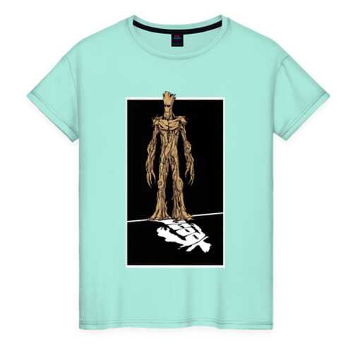Футболка женская ВсеМайки 2166519 зеленая XXXL в Снежная Королева
