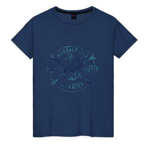 Футболка женская ВсеМайки 2177841 синяя XL в Снежная Королева